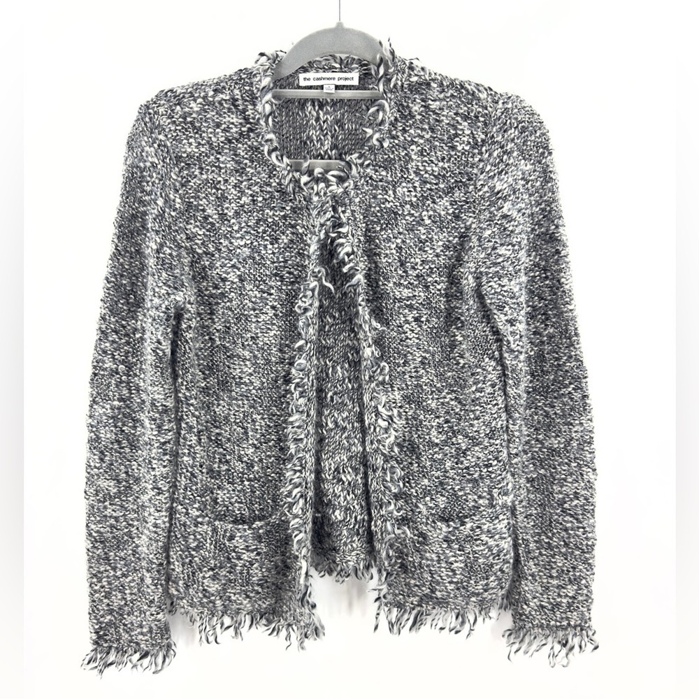 Cashmere Project Cardigan Sweater Womens Small Alpaca Wool Mohair Soft Luxury - Picture 11 of 11